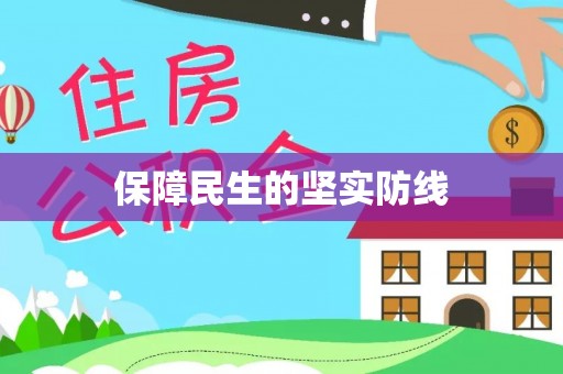 信丰保障民生的坚实防线