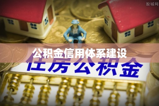 信丰公积金信用体系建设