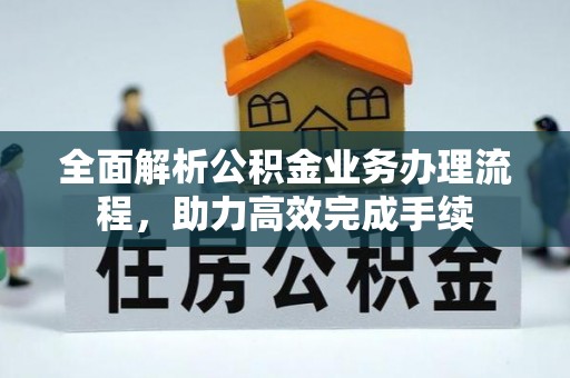 信丰全面解析公积金业务办理流程，助力高效完成手续